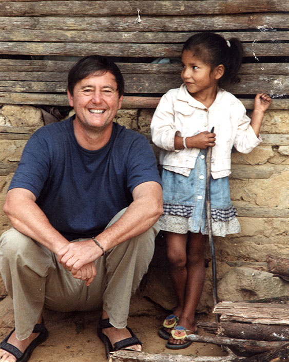 Jim and local guide about 9 years ago while on a trek down the Andes from Merida to Sabaneta (home of the late president, Hugo Chavez)