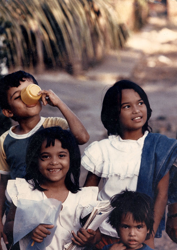 Students on their way home from our school in my Peace Corps town of Ipare de Orituco, Venezuela